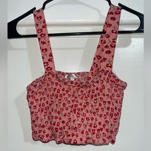 floral crop top